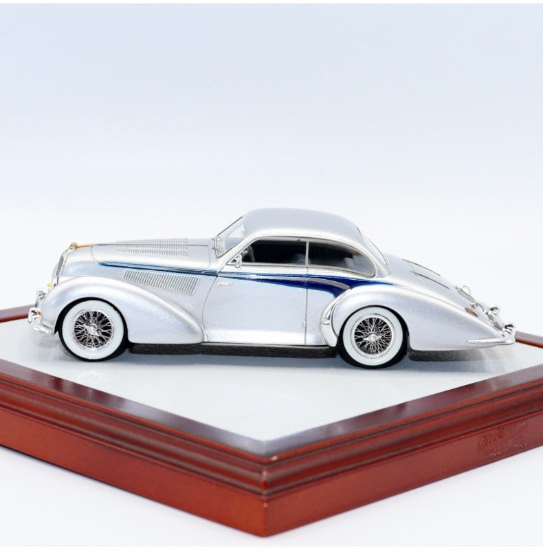 Chromes *POSTAGE INCLUDED* Delahaye 135 MS Coupé Langenthal 1947 sn800490 1/43