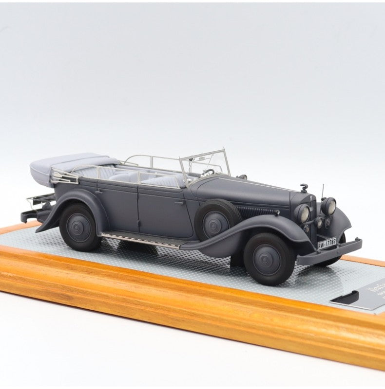 HORCH 750 TYPE 8 OFFENER TOURENWAGEN SN75450 1933 BLEU OUVERT