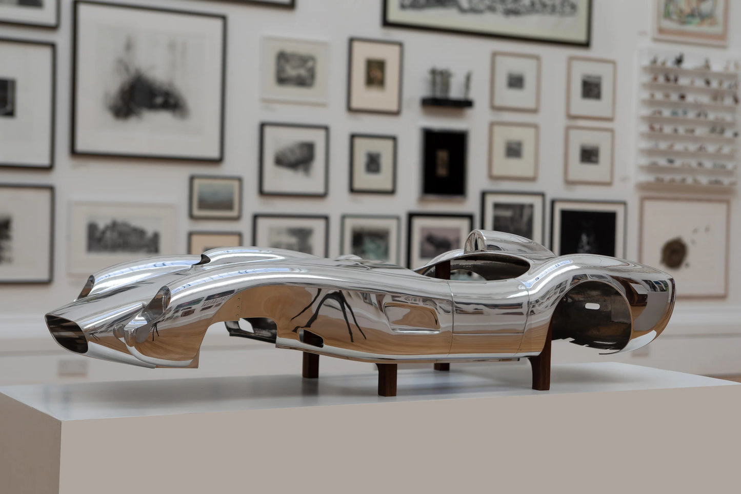 Amalgam (*shipping included*) Ferrari 250 TR Aluminium Body Replica - Polished Finish 1:4 SCALE