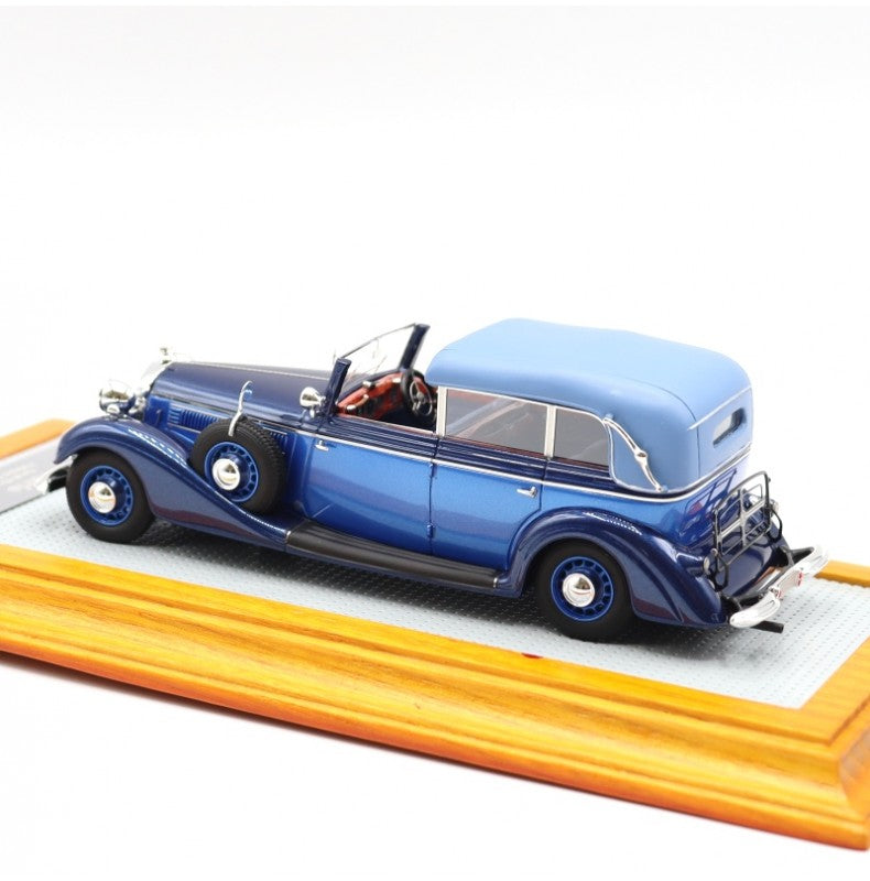 Ilario *POSTAGE INCLUDED* Horch 951A Pullman Cabriolet 1937 RHD Original Car blue 1/43