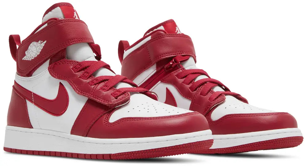 Nike (*shipping included*) Air Jordan 1 High FlyEase ‘Cardinal Red’ and White size 9 (8-UK EUR 42.5)
