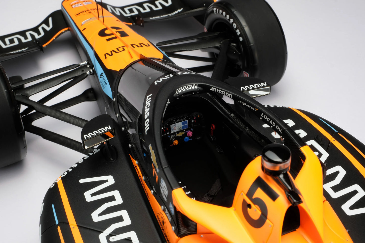 Amalgam (*shipping included*) Arrow McLaren SP - 2022 Alabama Grand Prix Winner - O'Ward 1:8 SCALE