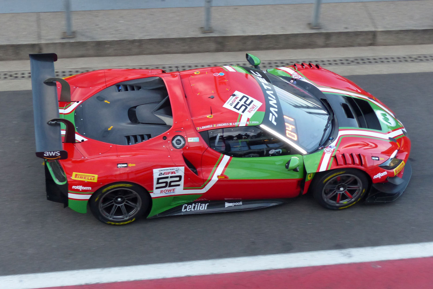 ミニカー look smart Ferrari 296 gt3 2024 af corse Ferrari 296 GT3