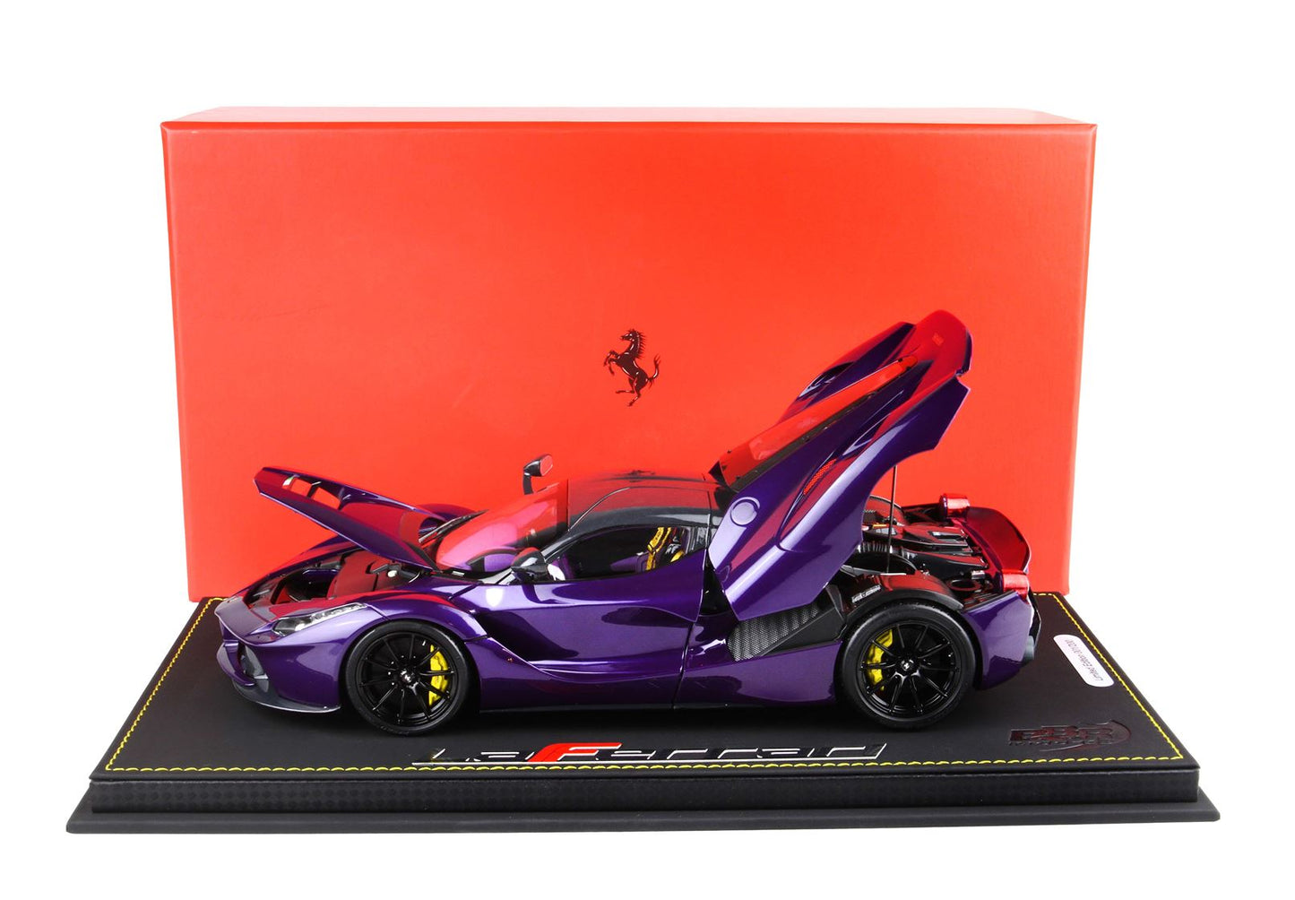 BBR *POSTAGE INCLUDED* Ferrari LaFerrari 2012 open diecast - SPECIAL PACK Purple Dubai- Viola Vio 1/18 BBR182237DIE Pre-Order