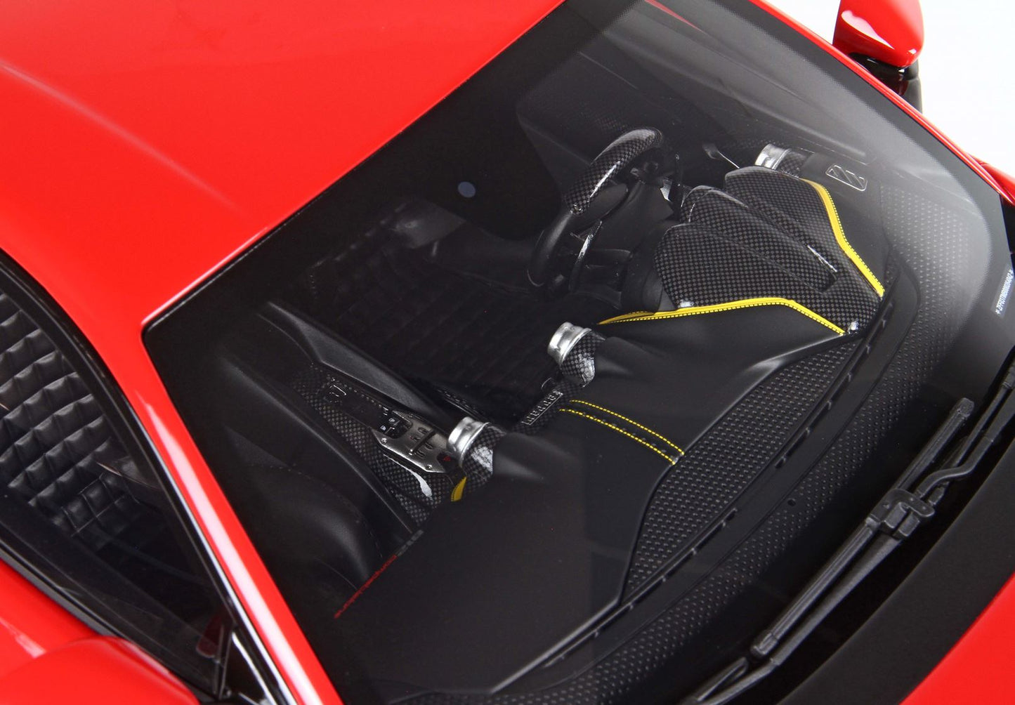 BBR *POSTAGE INCLUDED* Ferrari 812 Competizione Silver details Rosso Corsa 322 BBR1215B3 1/12