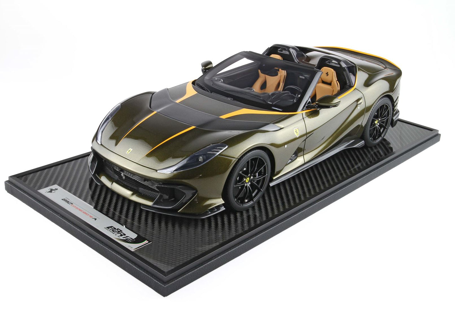 BBR *POSTAGE INCLUDED* Ferrari 812 Competizione A Green Volterra 1/12 BBR1216N Pre-Order