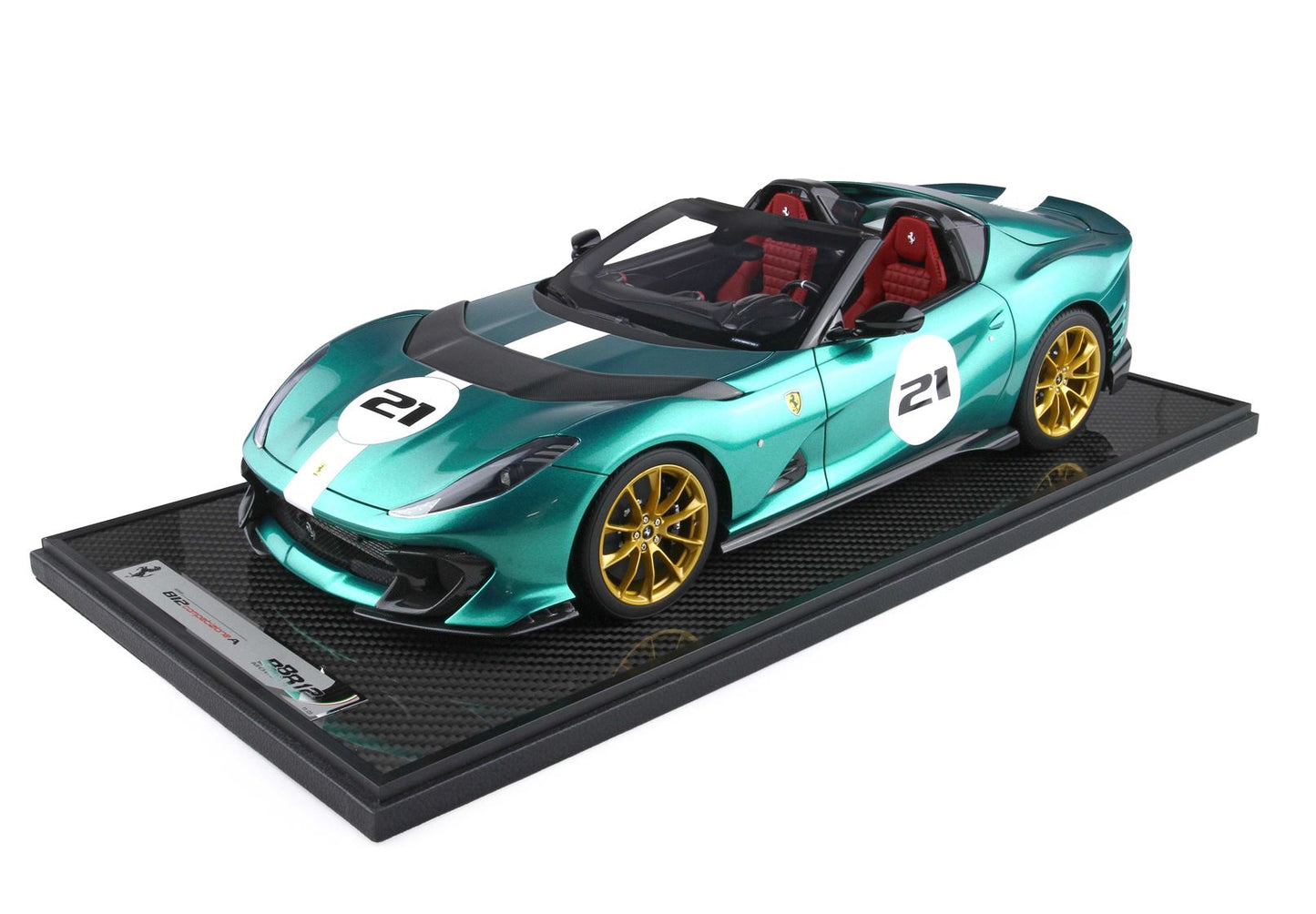 BBR*POSTAGE INCLUDED* Ferrari 812 Competizione A Green Jewel 1/12 BBR1216P Pre-Order