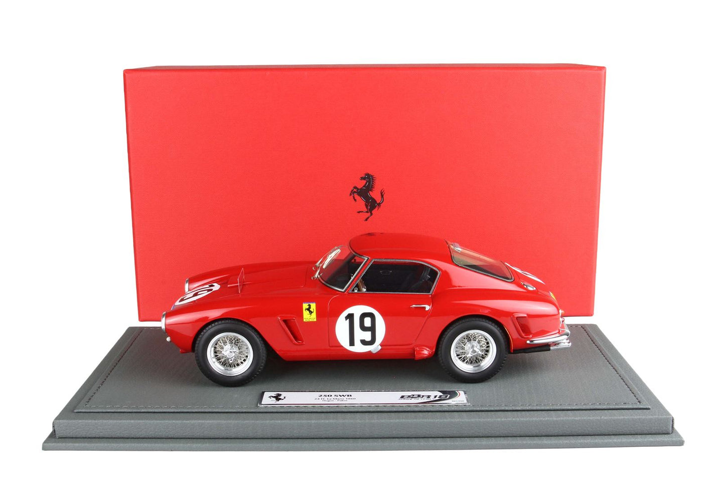 BBR *POSTAGE INCLUDED* Ferrari 250 SWB 24H Le Mans 1960 car n. 19 Hugus - Pabst 1/18 BBR1861E Pre-Order