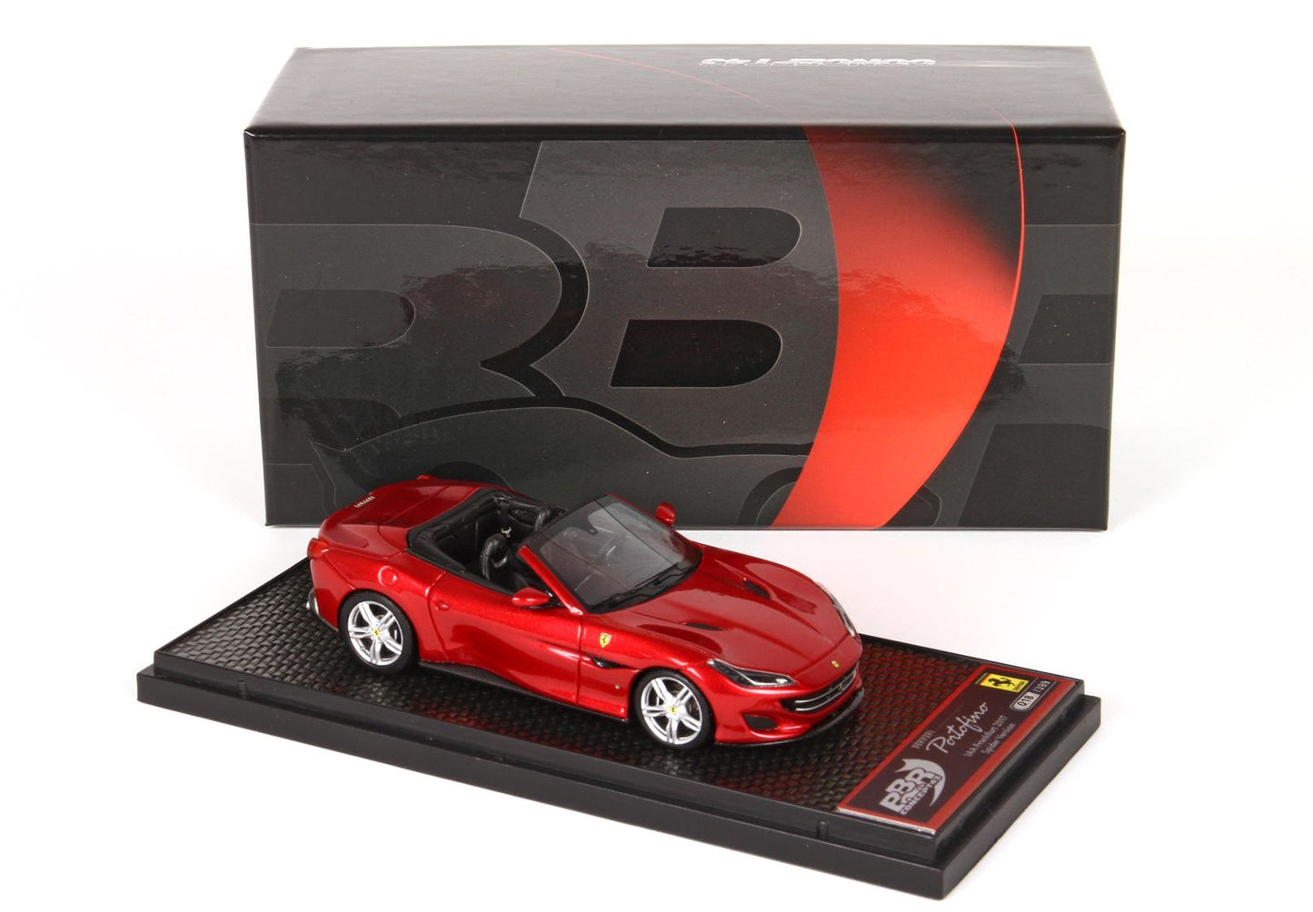 BBR *POSTAGE INCLUDED* Ferrari Portofino Spider version Rosso Portofino 1/43 FREE POSTAGE BBC207a