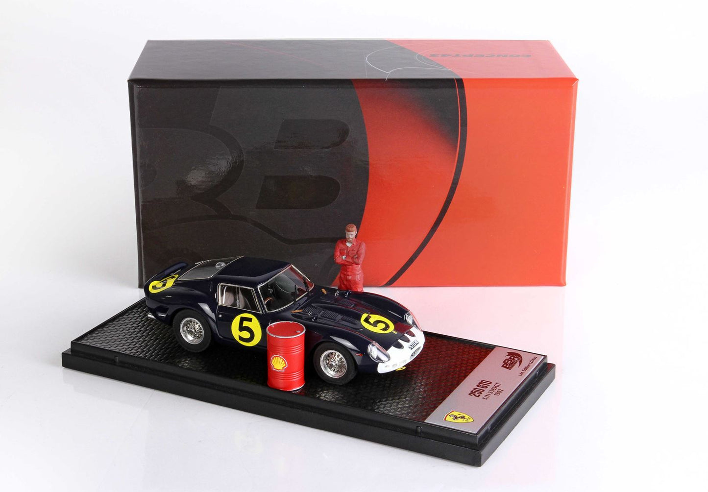 BBR *POSTAGE INCLUDED* Ferrari 250 GTO 1962 S/N 3589GT 1/43 BBRC269OFF