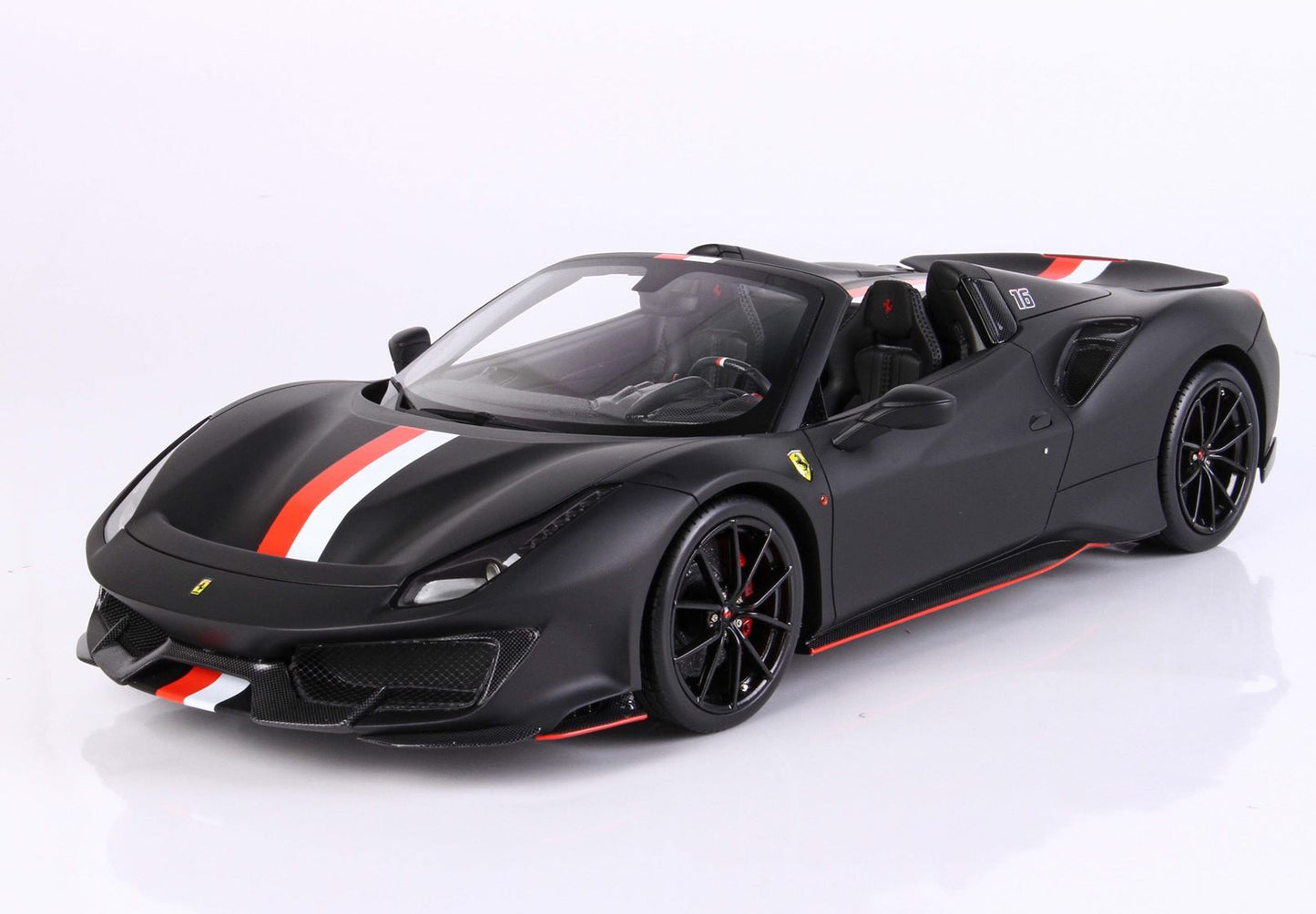 BBR *POSTAGE INCLUDED* Ferrari 488 Pista Spider Open roof Charles Leclerc BBR1225CL 1/12 Pre-Order