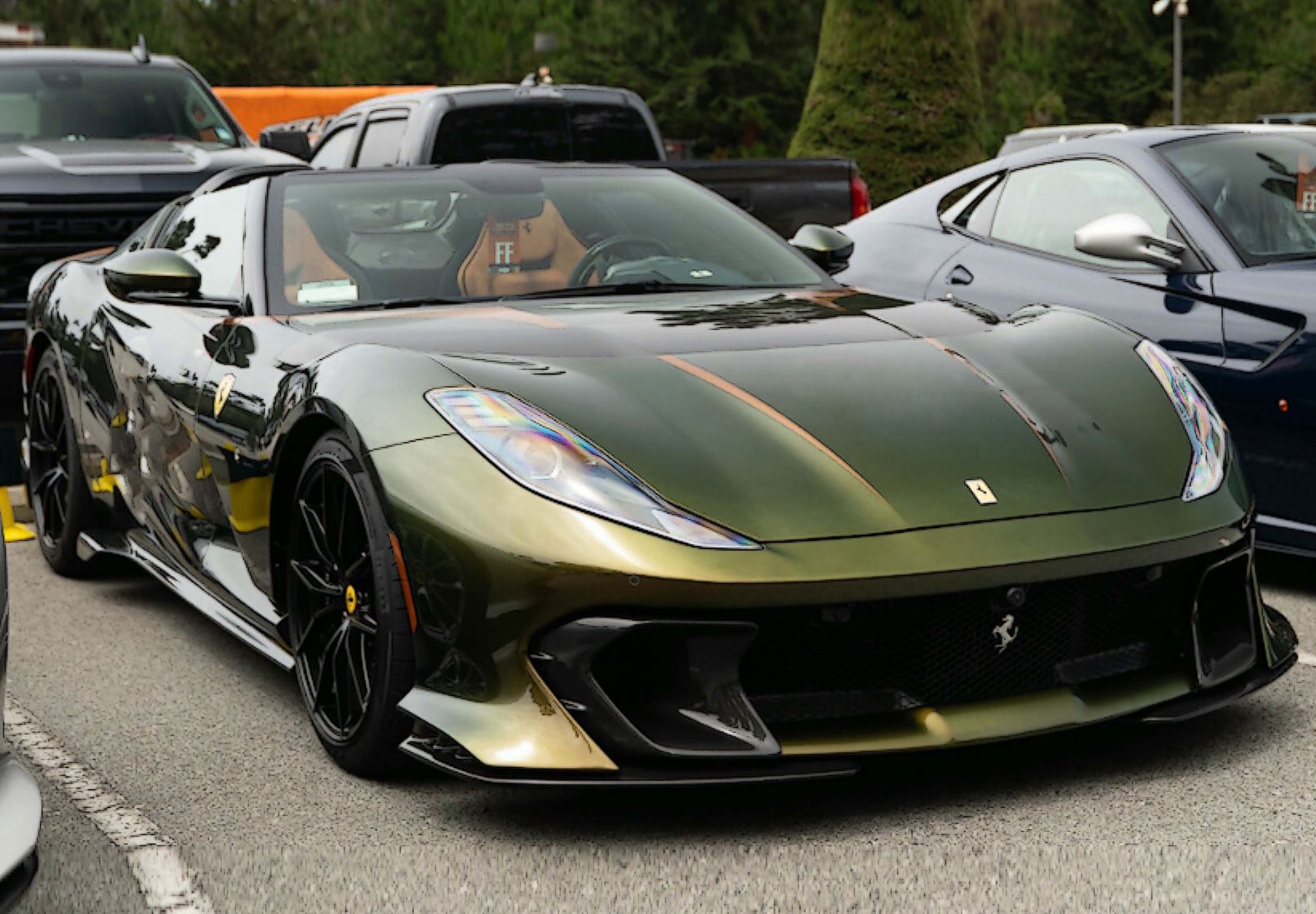 BBR *POSTAGE INCLUDED* Ferrari 812 Competizione A Green Volterra 1