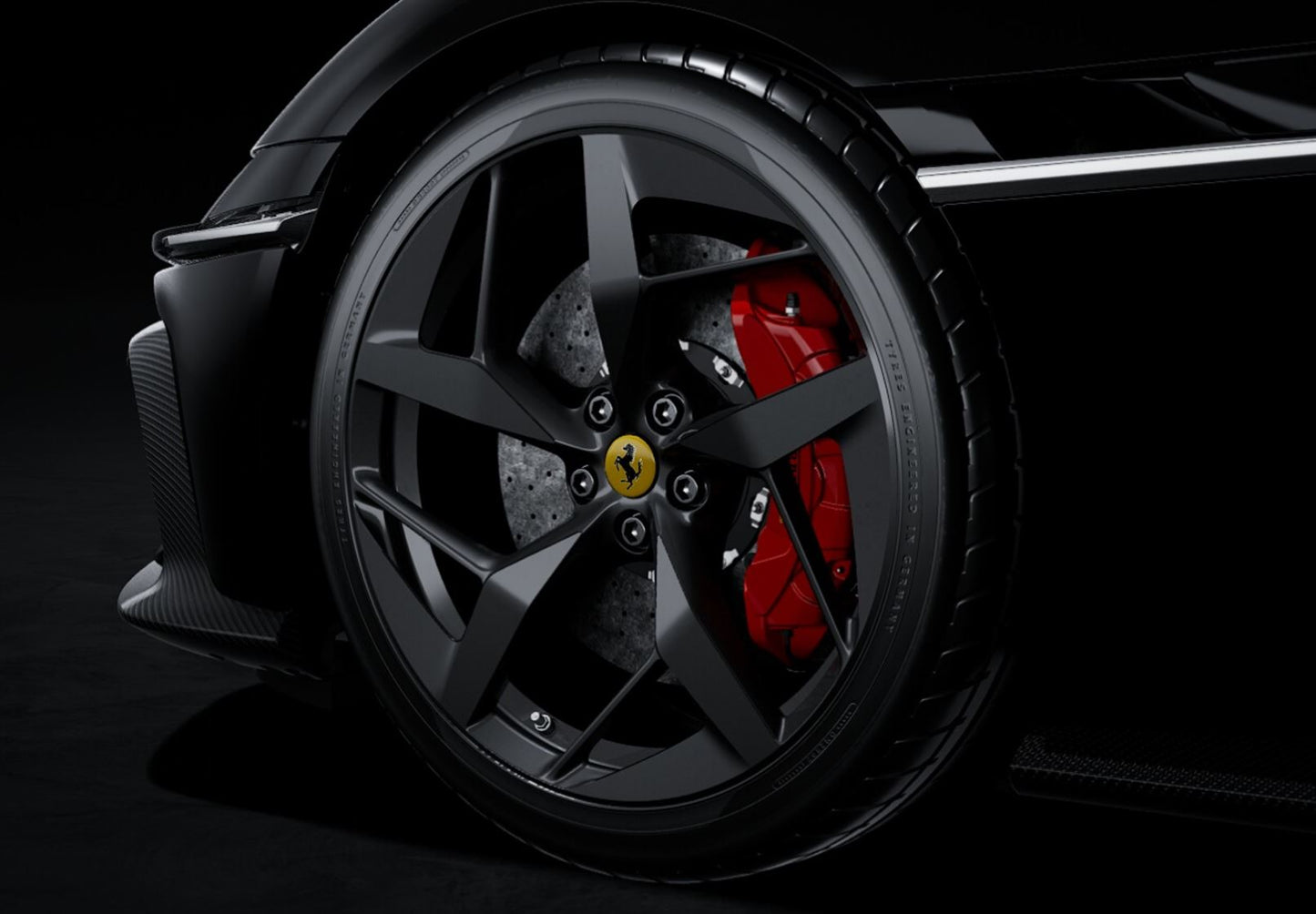 法拉利 12Cilindri 全景天窗 哑光黑色