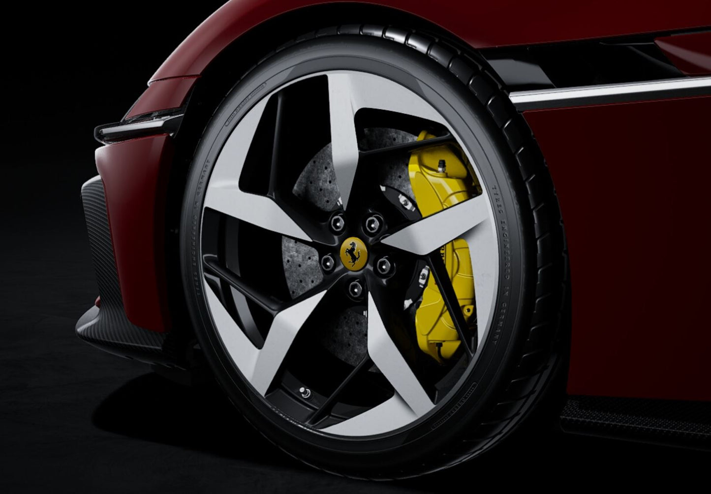 法拉利 12 Cilindri 全景车顶 Rosso Imola