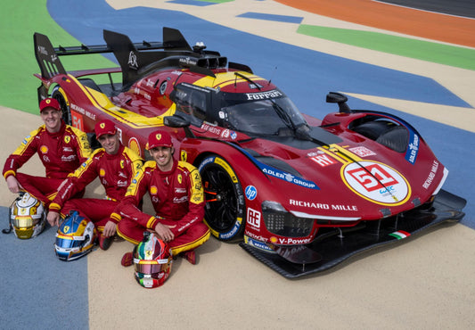 BBR (*Shipping Included*) Ferrari 499P car n. 51 - 3rd Qatar 1812km 2025 drivers Pier Guidi Giovinazzi Calado P18266B 1/18 Pre-Order