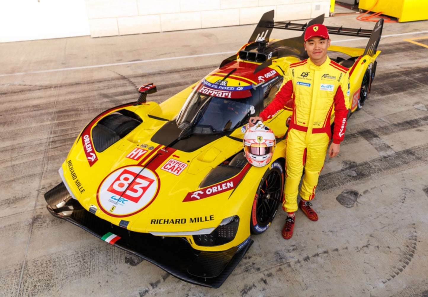 BBR (*Shipping included*) Ferrari 499P car n. 83 - 2nd Qatar 1812km 2025 drivers Kubica Ye Hanson 1/18 P18266C Pre-Order