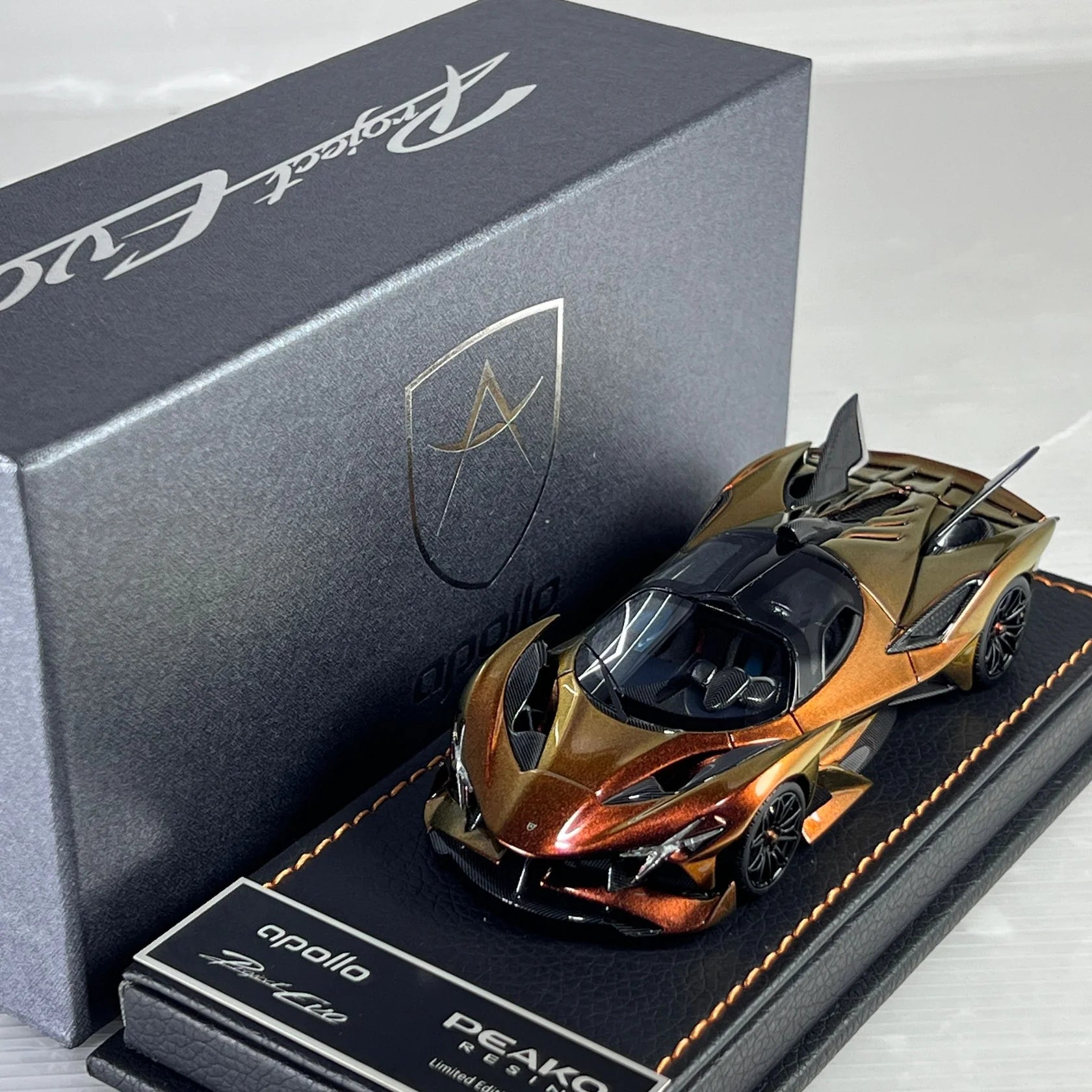 1/18 ミニカー ピーコ アポロ EVO Chameleon Gold Peako Model *POSTAGE INCLUDED* 1/43 Apollo Project Evo 2023