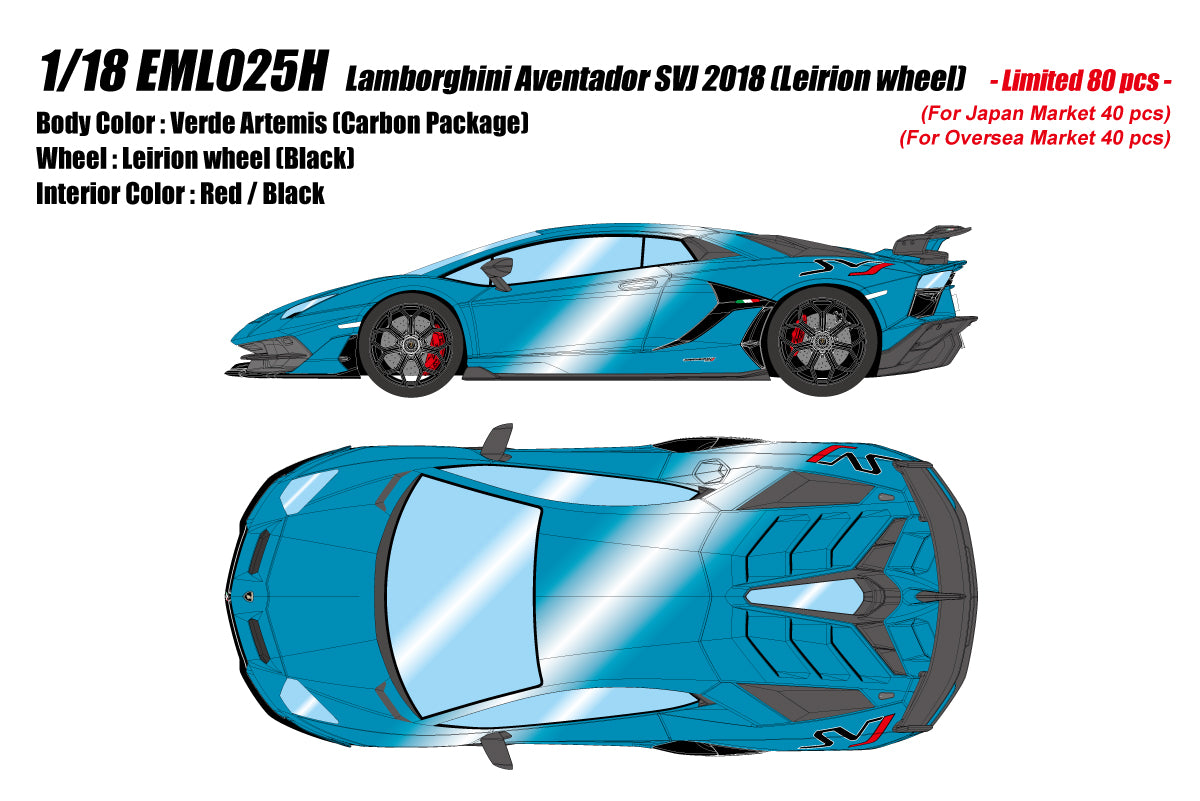 Make Up Lamborghini Aventador SVJ 2018 1/18