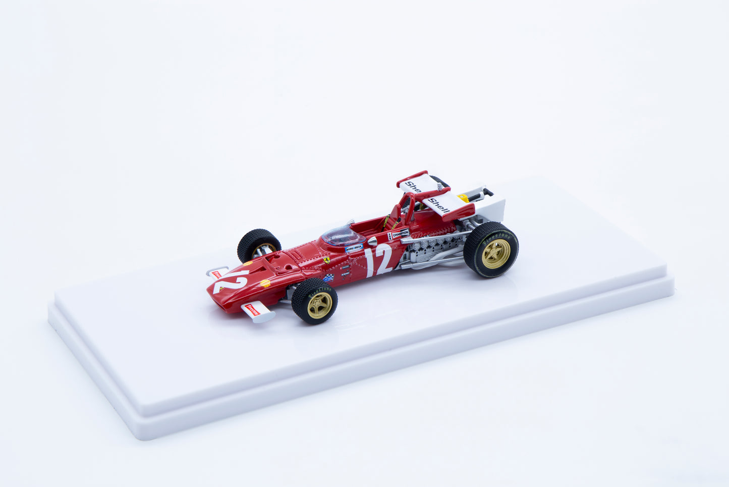 Tecnomodel TM43-09B Ferrari 312B GP di Austria 1970 car #12 Winner  J.Ickx 100 pcs  1/43