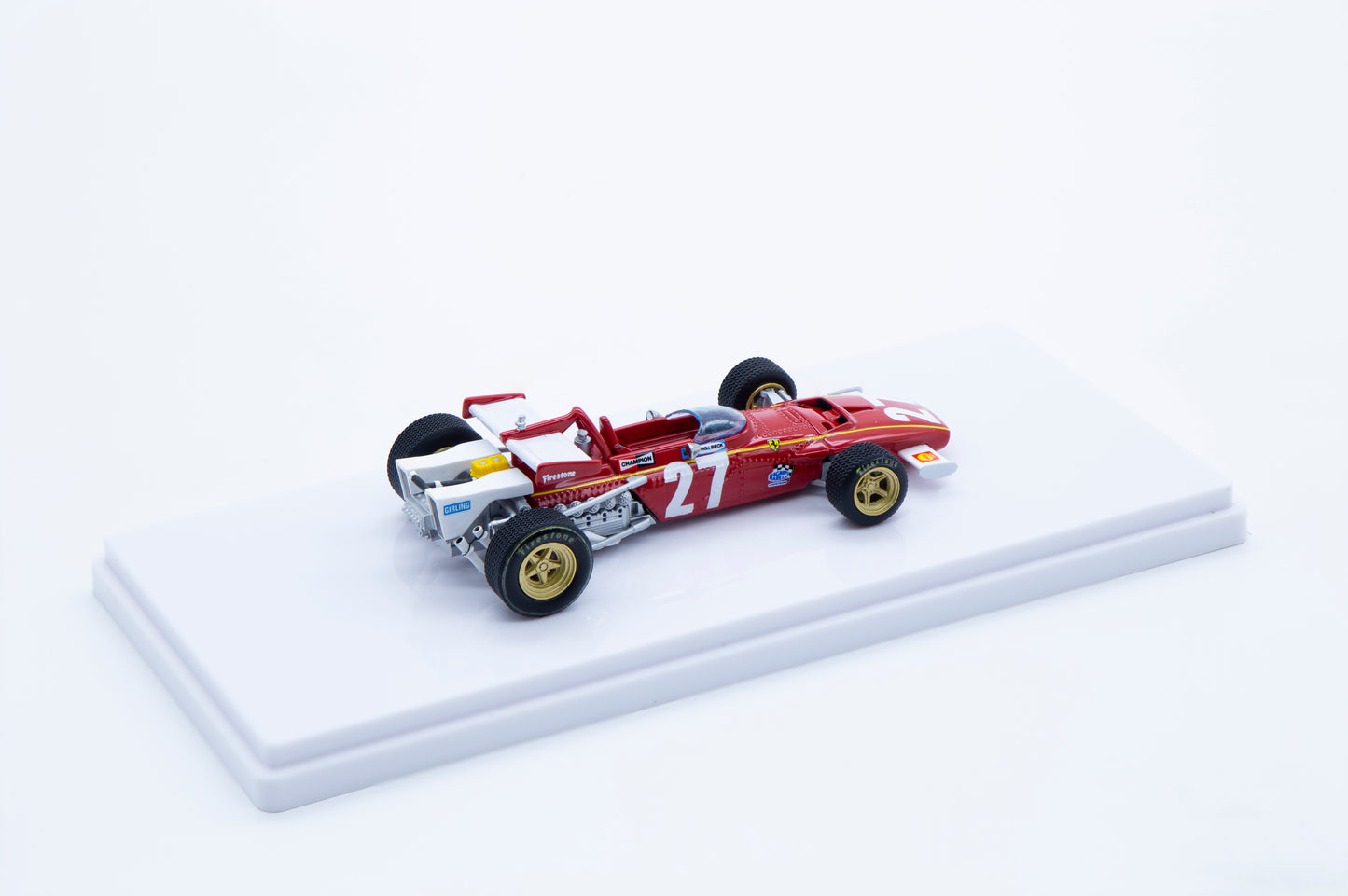 Tecnomodel TM43-09C Ferrari 312B GP del Belgio 1970 car #27 J.Ickx 85 pcs  1/43