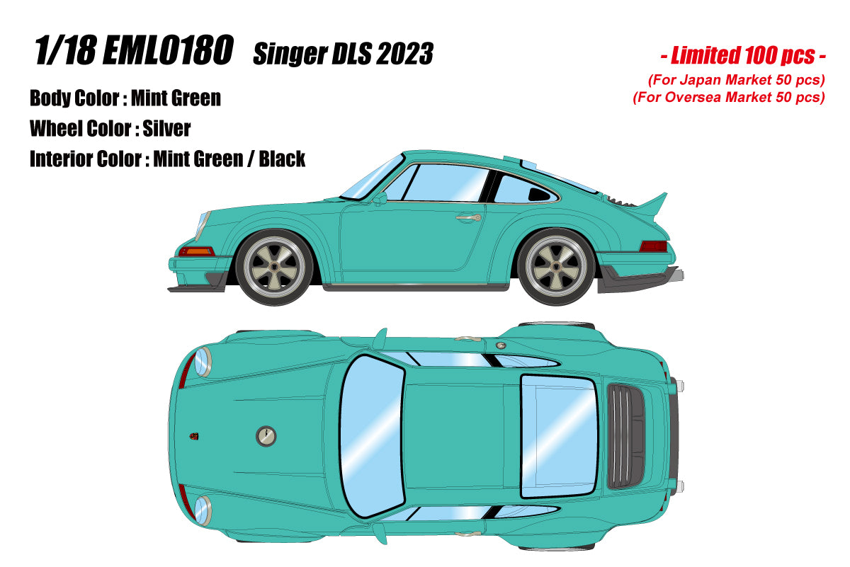 Make Up Porsche Singer 911 DLS 2023 1/18 EML018O to EML018S