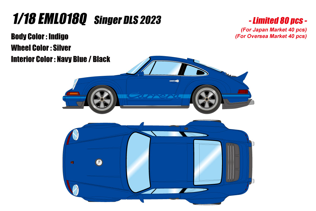 Make Up Porsche Singer 911 DLS 2023 1/18 EML018O to EML018S