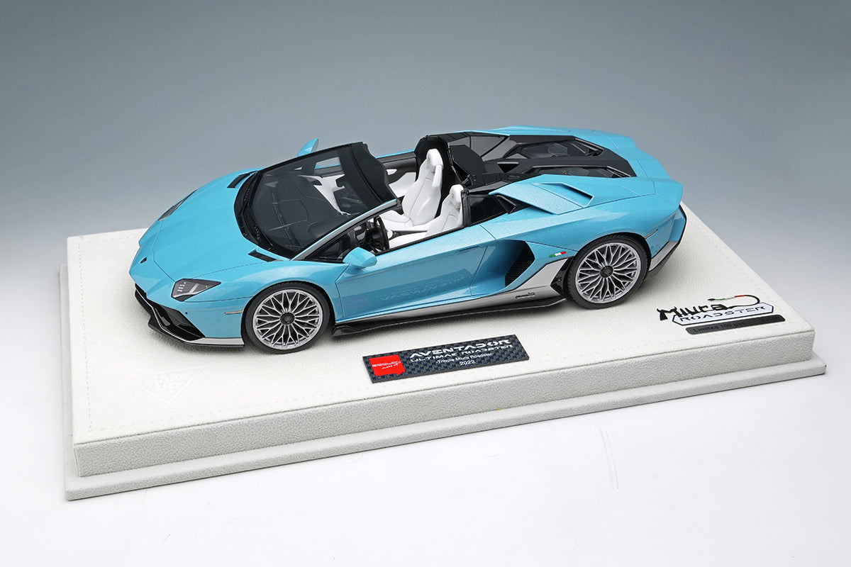 Make Up EML093 Lamborghini Aventador LP780-4 Ultimae Roadster -Tribute Miura Roadster- 2022 1/18