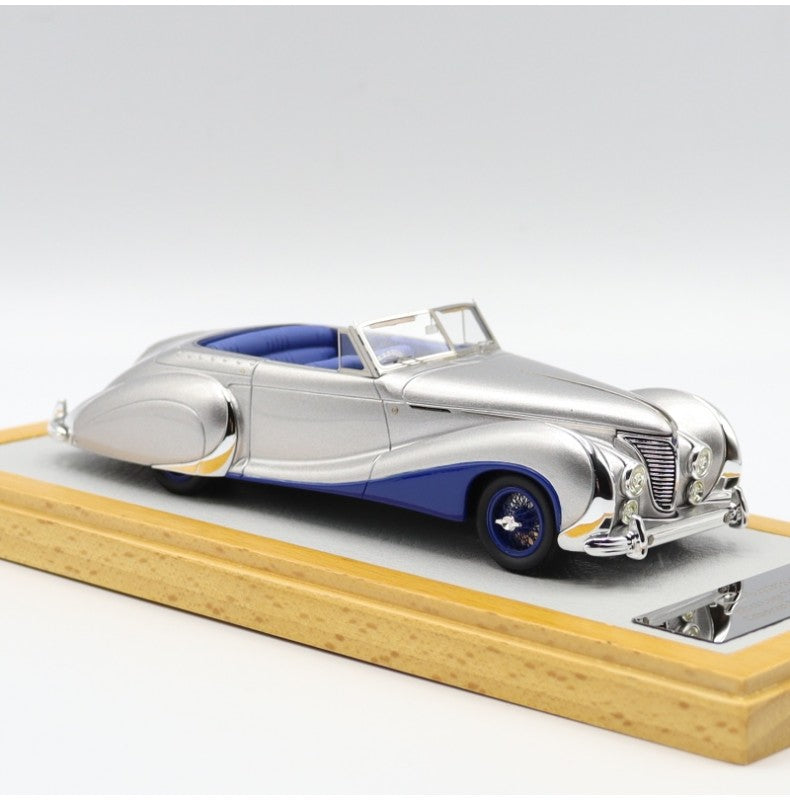 Chro58 Chromes Talbot Lago T26 Record Cabriolet Saoutchik 1948 sn100272 1/43