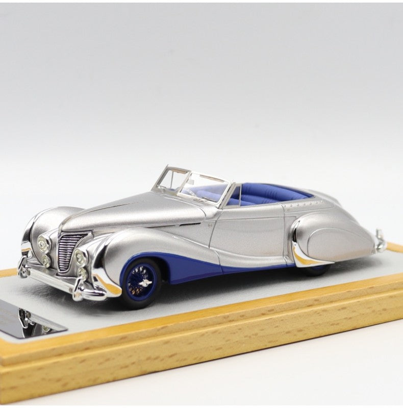 Chromes Talbot Lago T26 Record Cabriolet Saoutchik 1948 sn100272 1/43