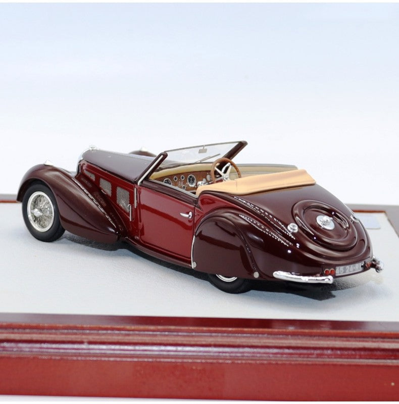 Chromes Bugatti T57SC Atalante Cabriolet Gangloff 1937 sn57533 1/43 Chro51