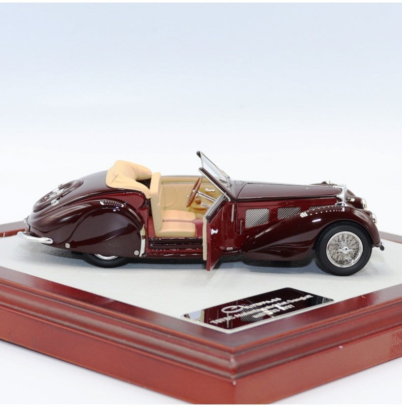 Chromes Bugatti T57SC Atalante Cabriolet Gangloff 1937 sn57533 1/43 Chro51