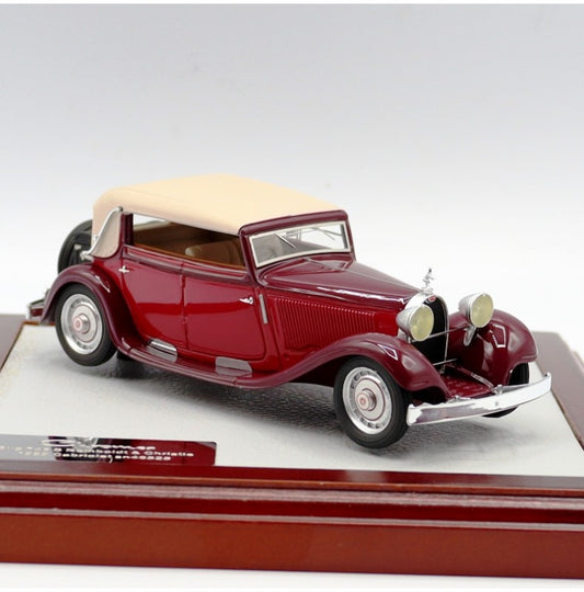 Chro48 Chromes Bugatti T46S Reinboldt & Christie 1929 Cabriolet sn46525 1/43