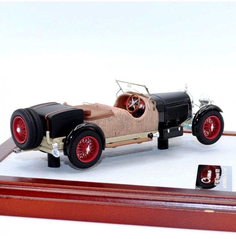 Chromes Bugatti T46S Torpedo 1929 sn46340 Wicker "La Farbie" 1/43 Chro46