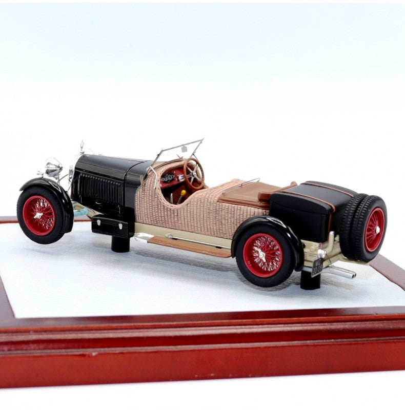 Chromes Bugatti T46S Torpedo 1929 sn46340 Wicker "La Farbie" 1/43 Chro46