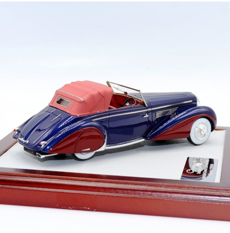 Chromes Delage D8-120 Cabriolet Chapron 1946 sn51980 1/43 Chro45