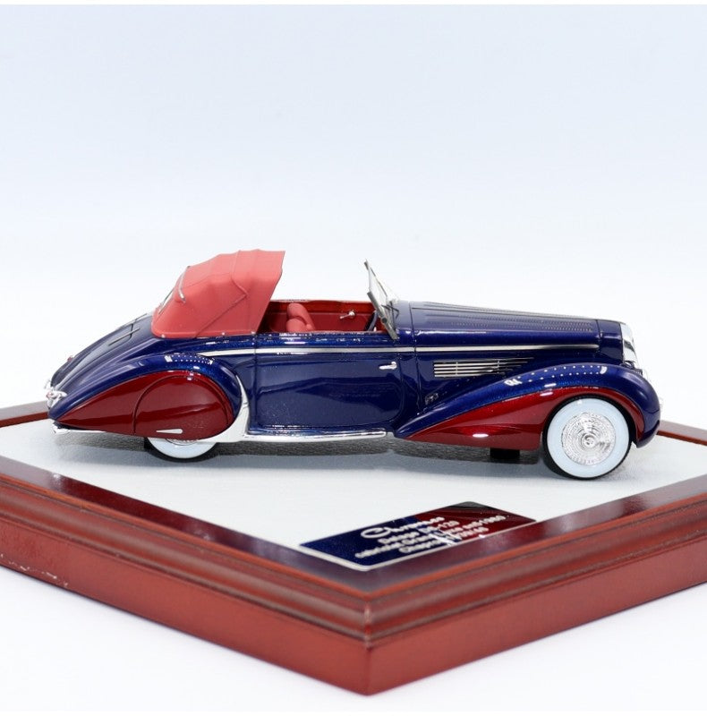 Chromes Delage D8-120 Cabriolet Chapron 1946 sn51980 1/43 Chro45