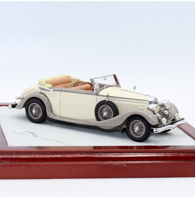 Chro42 Chromes Bugatti T 57 Cabriolet Van Vooren 1935 s/n 57274 1/43