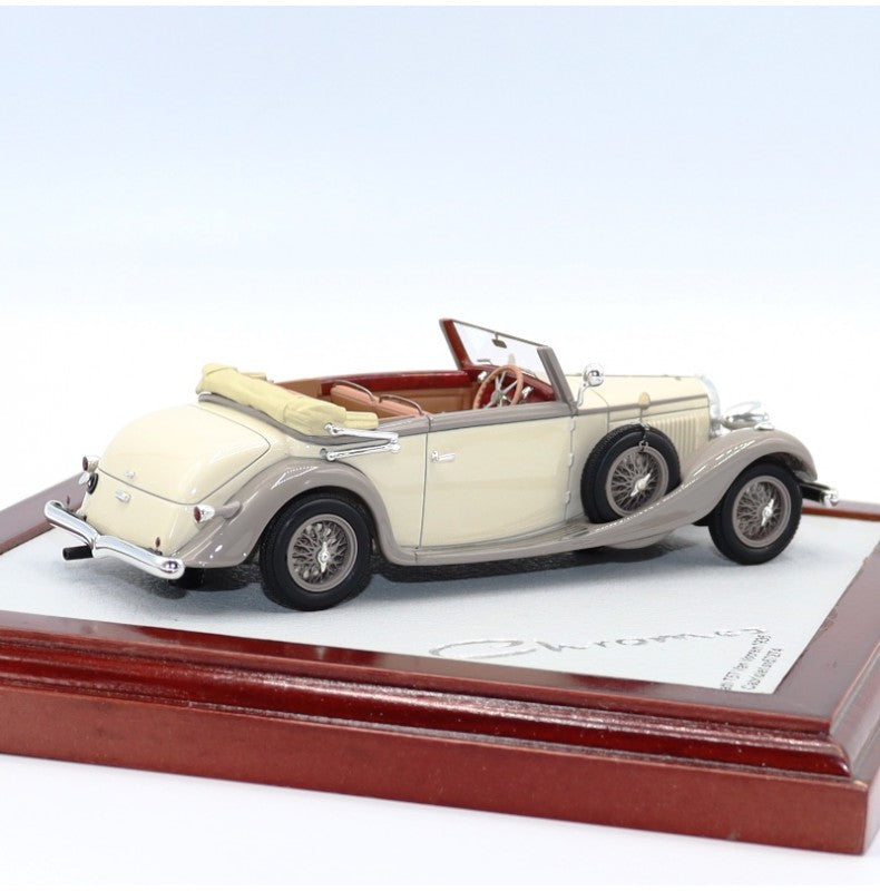 Chromes Bugatti T 57 Cabriolet Van Vooren 1935 s/n 57274 1/43 Chro42