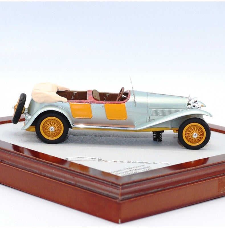 Chro35 Chromes Bugatti Type 38 Tourer Lavocat & Marsault 1926 sn38240 1/43