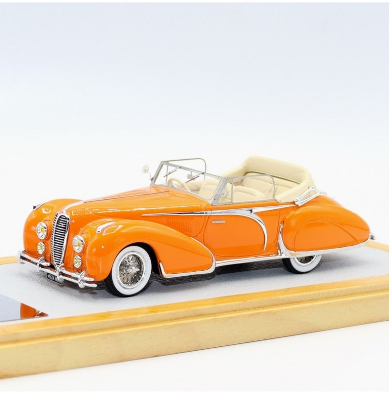 Chromes Delahaye 135 Cabriolet Figoni & falaschi 1948 "El Glaoui" sn800954 1/43