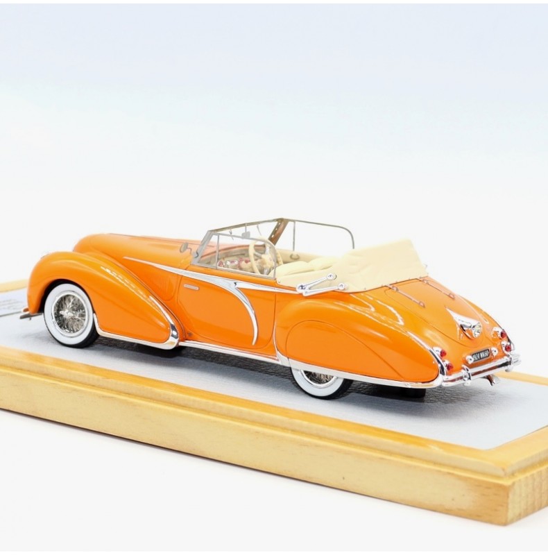 Chromes Delahaye 135 Cabriolet Figoni & falaschi 1948 "El Glaoui" sn800954 1/43