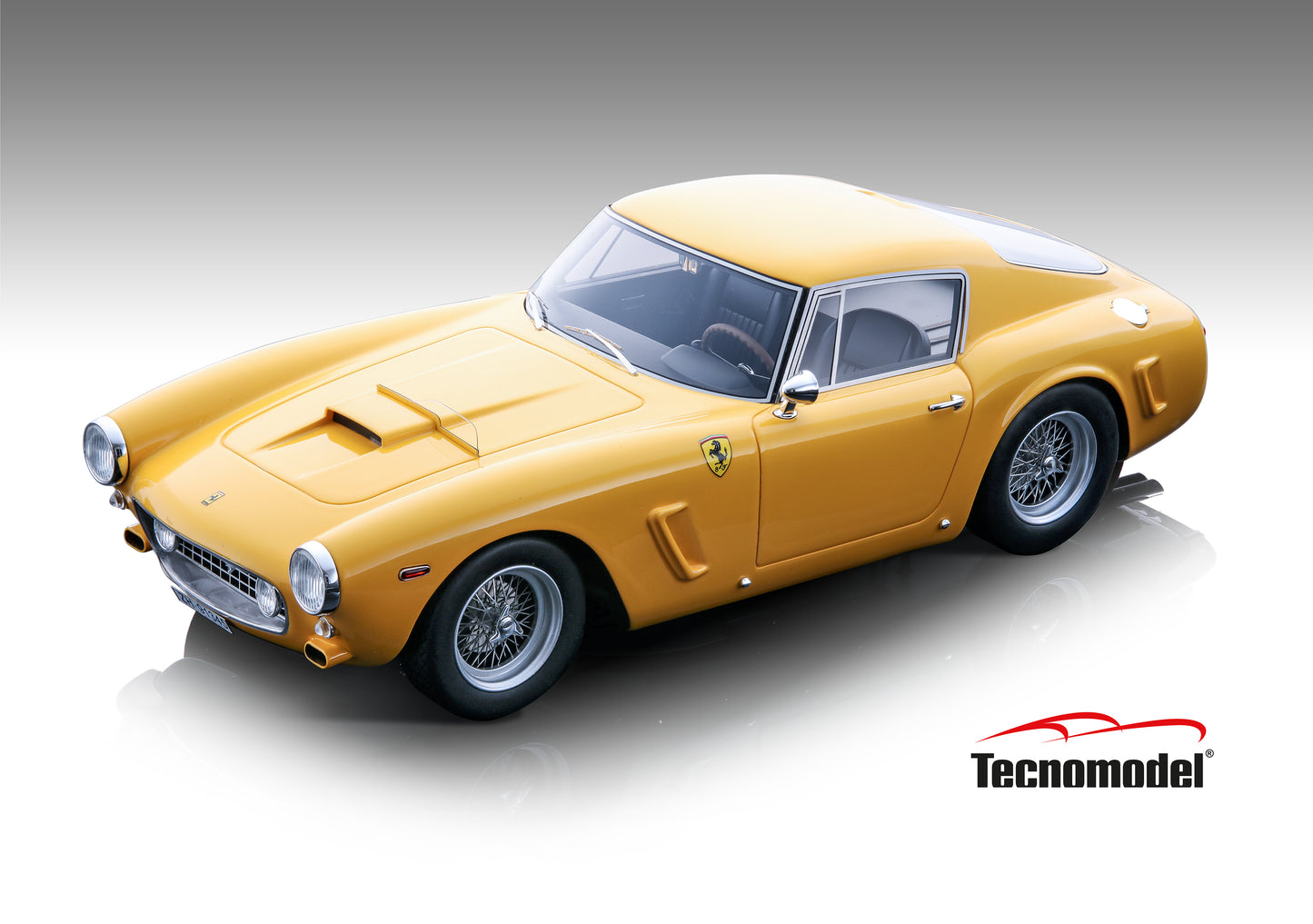 Tecnomodel TM18-245B Ferrari 250 GT SWB Clienti Corsa 1962 Giallo Modena 1/18