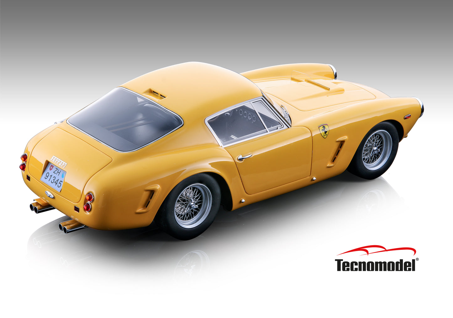 Tecnomodel TM18-245B Ferrari 250 GT SWB Clienti Corsa 1962 Giallo Modena 1/18