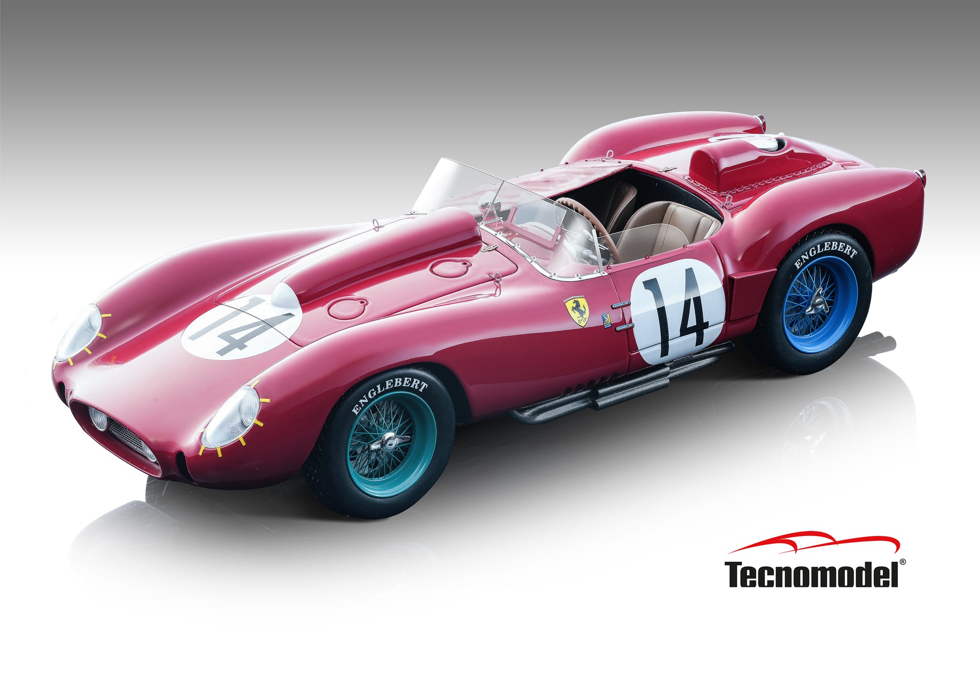 Tecnomodel TM18-260B Ferrari 250 TR 58 Le Mans 24h 1958  #14 Winner O.Gendebien - P.Hill 1/18