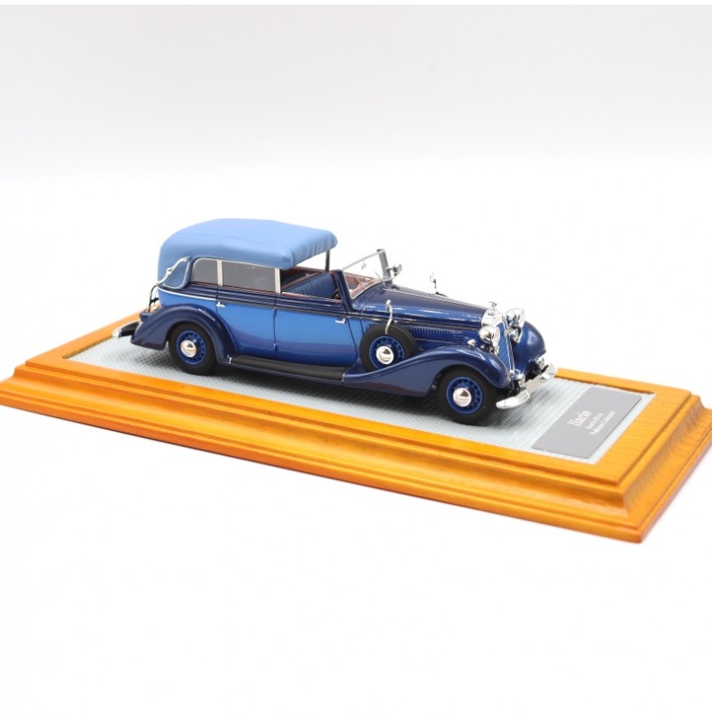 Ilario Horch 951A Pullman Cabriolet 1937 RHD Original Car blue 1/43