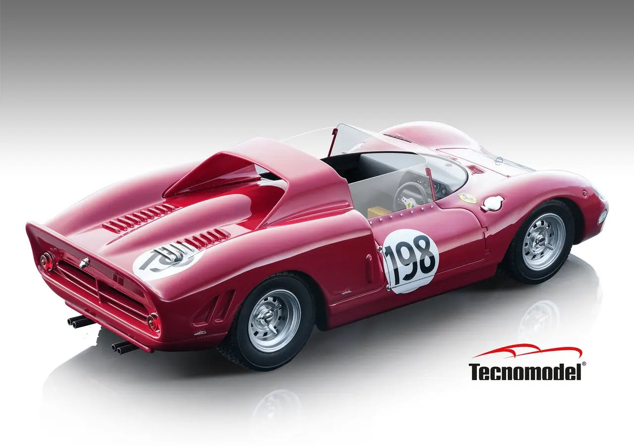 Tecnomodel Ferrari 275 P2 Targa Florio 1965 #198 WINNER 1/18