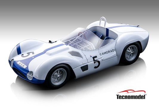 Tecnomodel TM18-276A Maserati Birdcage Tipo 61 Nurburgring GP 1960 car #5 (WINNER) S.Moss - D.Gurney 1/18