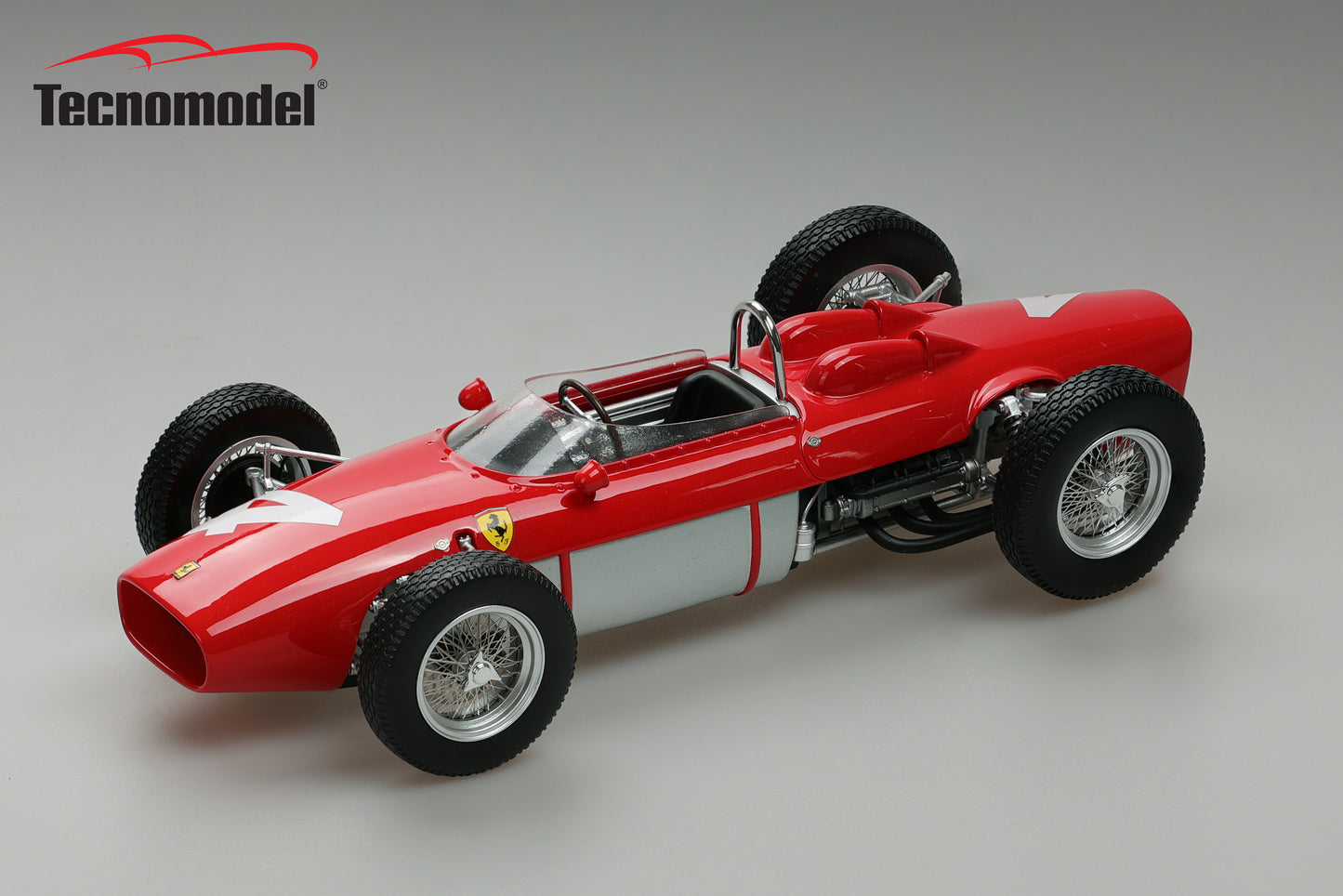 Tecnomodel TM18-308A Ferrari F1 -156 1962 Test (prove) German GP car #4 Lorenzo Bandini 1/18