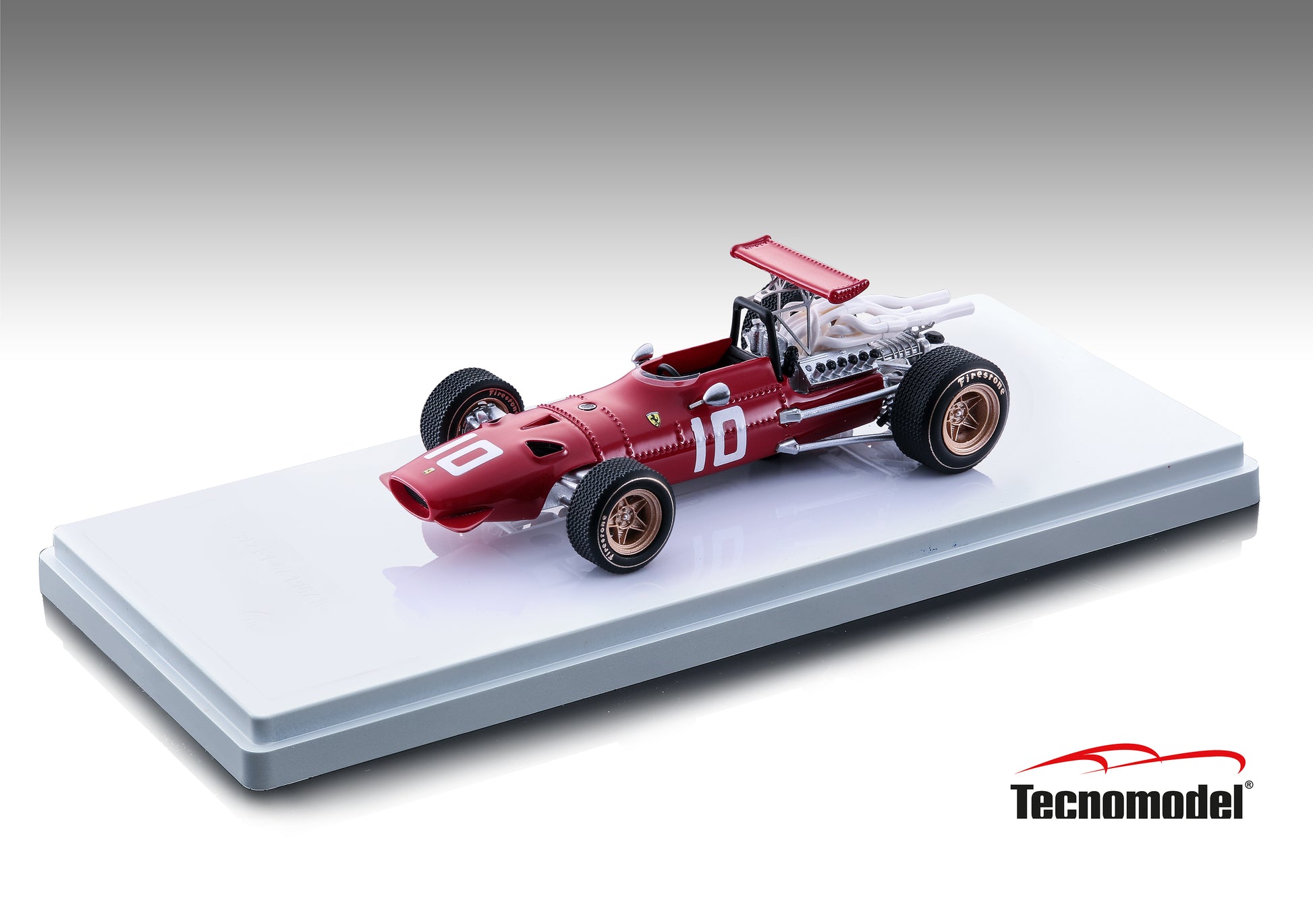 Tecnomodel TM43-18B Ferrari 312F1/68 GP di Olanda 1968 car #10 J.Ickx 80 pcs  1/43