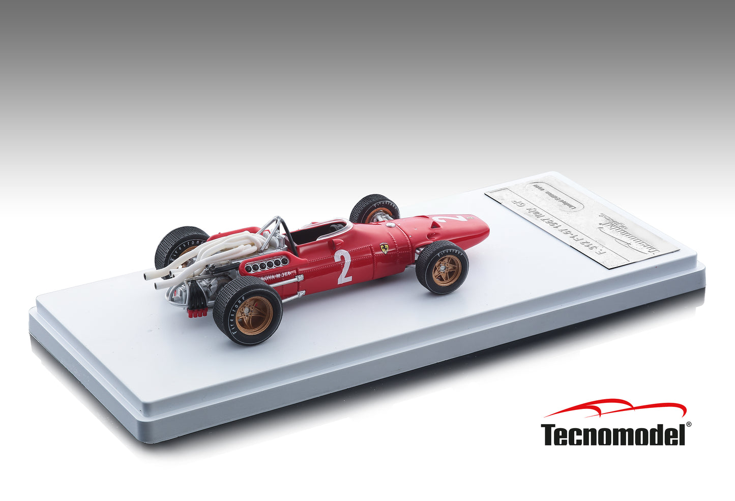 Tecnomodel TM18-13C Ferrari 312 F1-67 1967 Italian GP 1/18